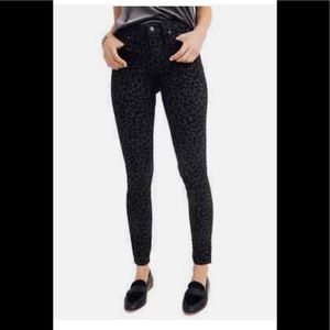 Madewell Leopard Print 9” Mid-Rise Skinny